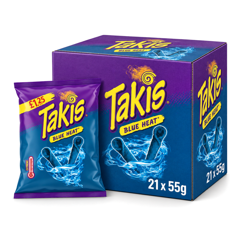 Takis 55g Blue Heat Box