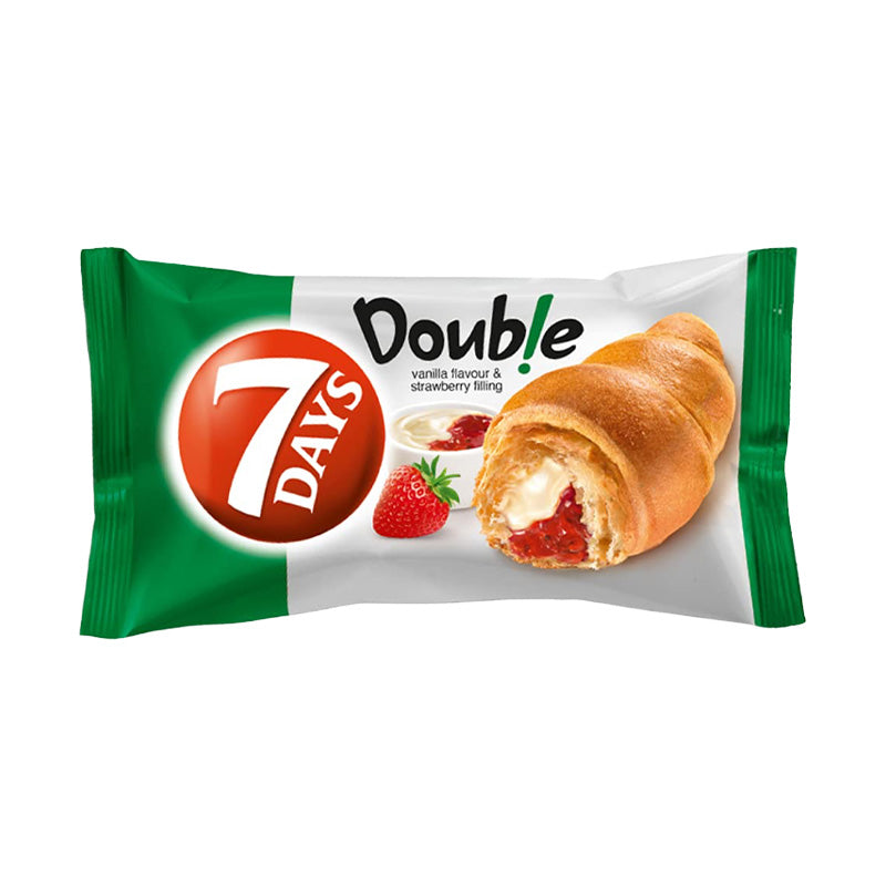 7 Days Croissant Vanilla & Strawberry 80g Box