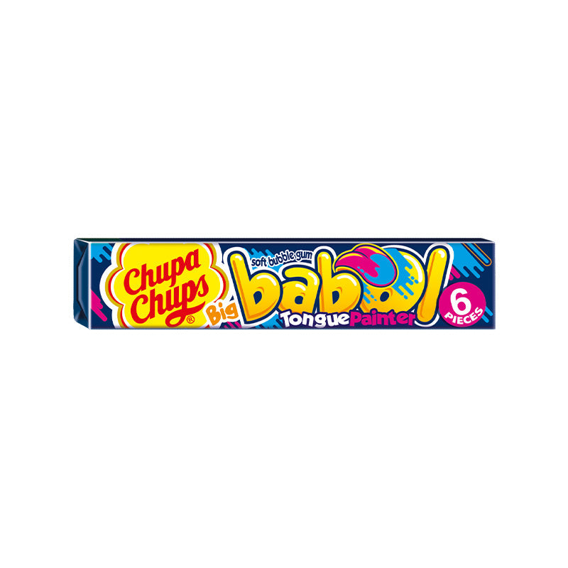 Chupa Chups Big Babol Bubblegum Blue Raspberry Tongue Painter Box