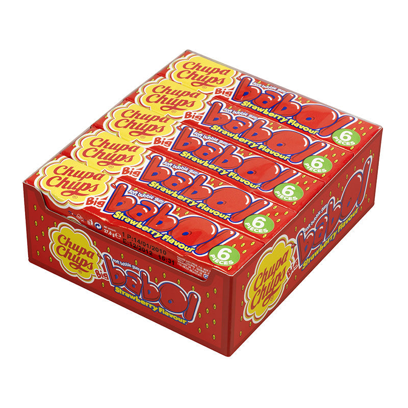 Chupa Chups Big Babol Bubblegum Strawberry Box