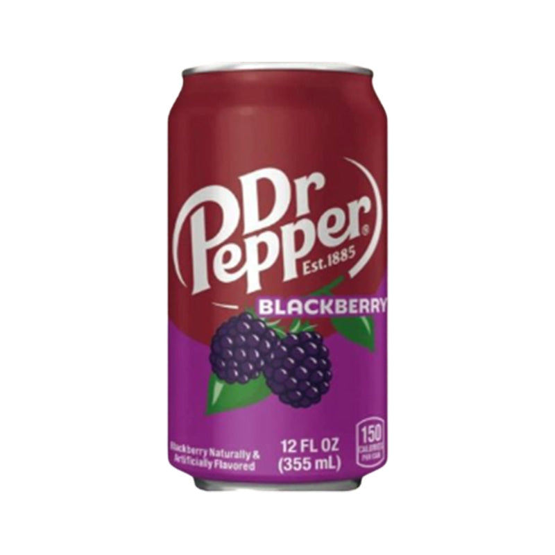 Dr Pepper Blackberry 355ml USA LABELS RRP £1.99