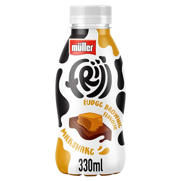 Muller Frijj Milkshake 330ml Fudge Brownie Box