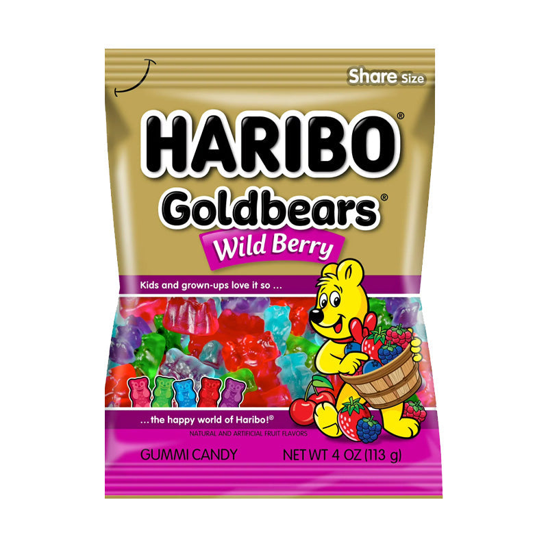 Haribo Gold Bear Wild Berry 142g Box