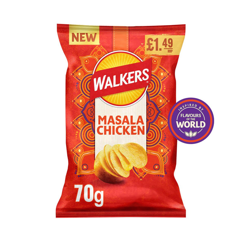 Walkers 70g Masala Chicken Box