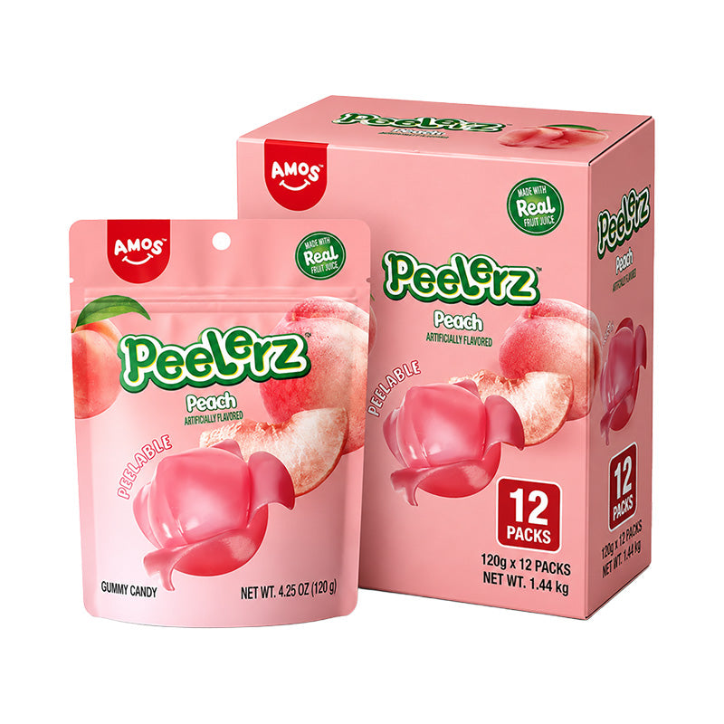 Peelerz Gummy Peach 120g Box