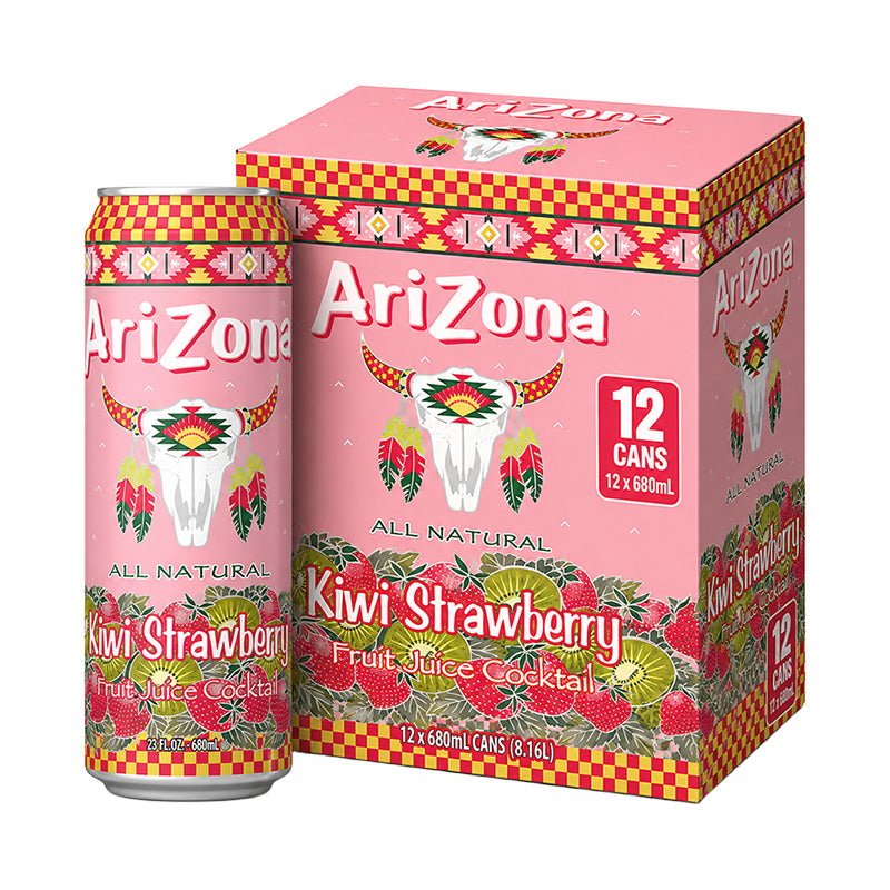 AriZona Strawberry & Kiwi 22oz Box