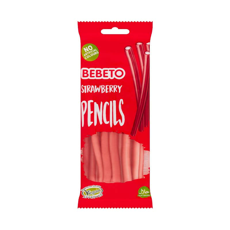 Bebeto Strawberry Pencils 160g Box