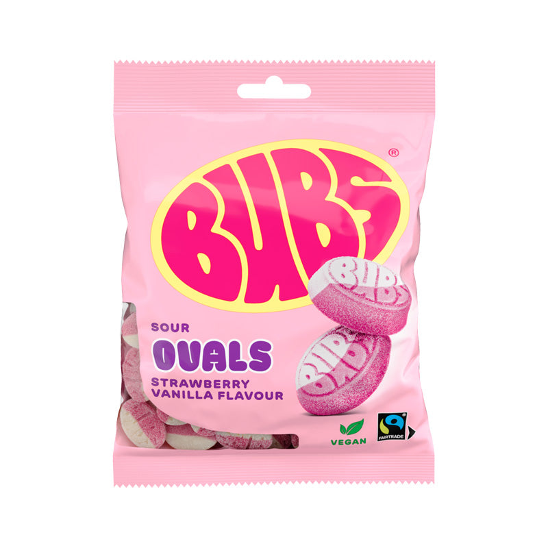 BUBS Swedish Candy 156g Strawberry Vanilla Box