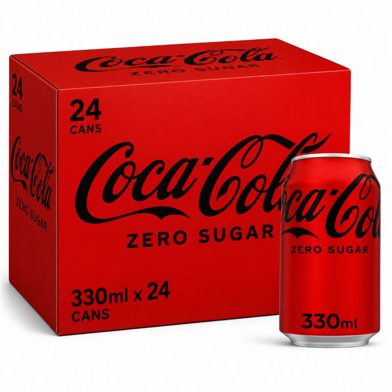 Coca Cola 330ml Zero Sugar Box