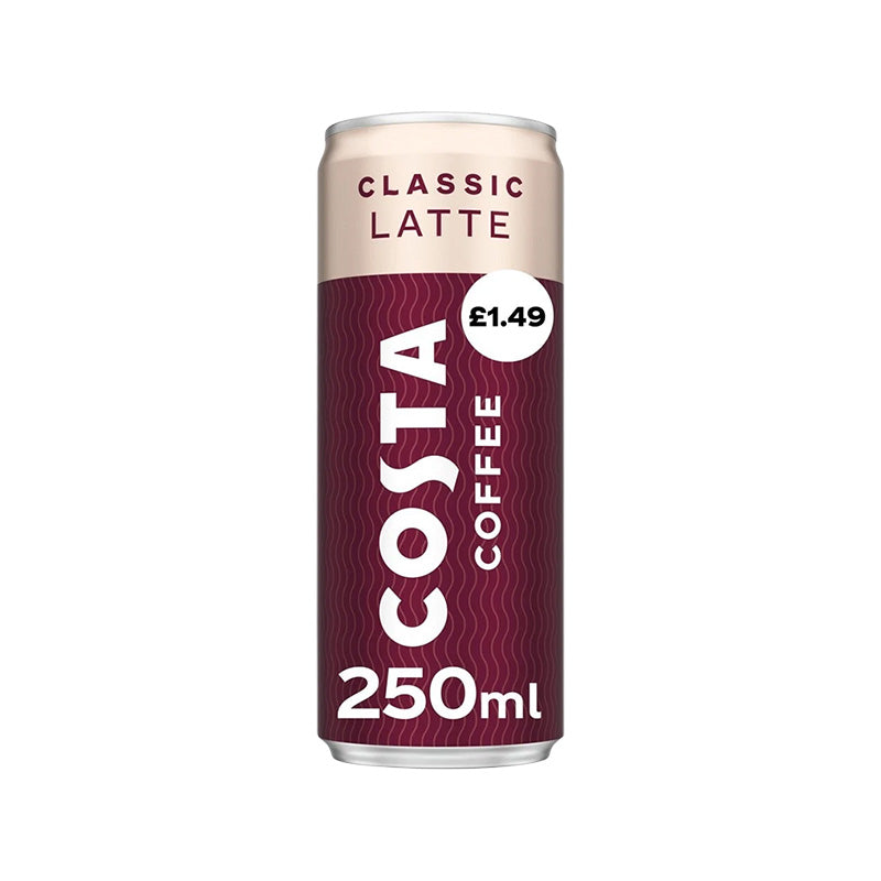 Costa Coffee Latte 250ml Classic Box