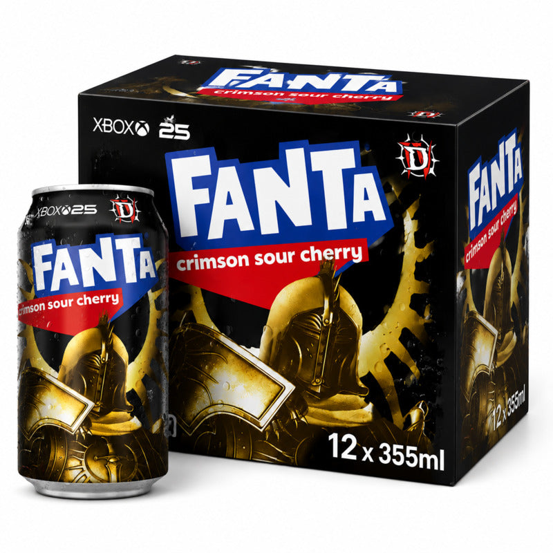 Fanta Crimson Sour Cherry 355ml USA Box