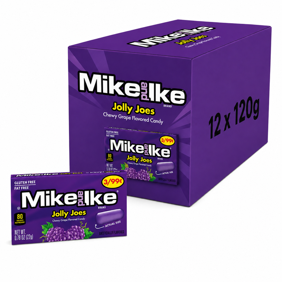 Mike & Ike Theatre Box Jolly Joes - 120g Box