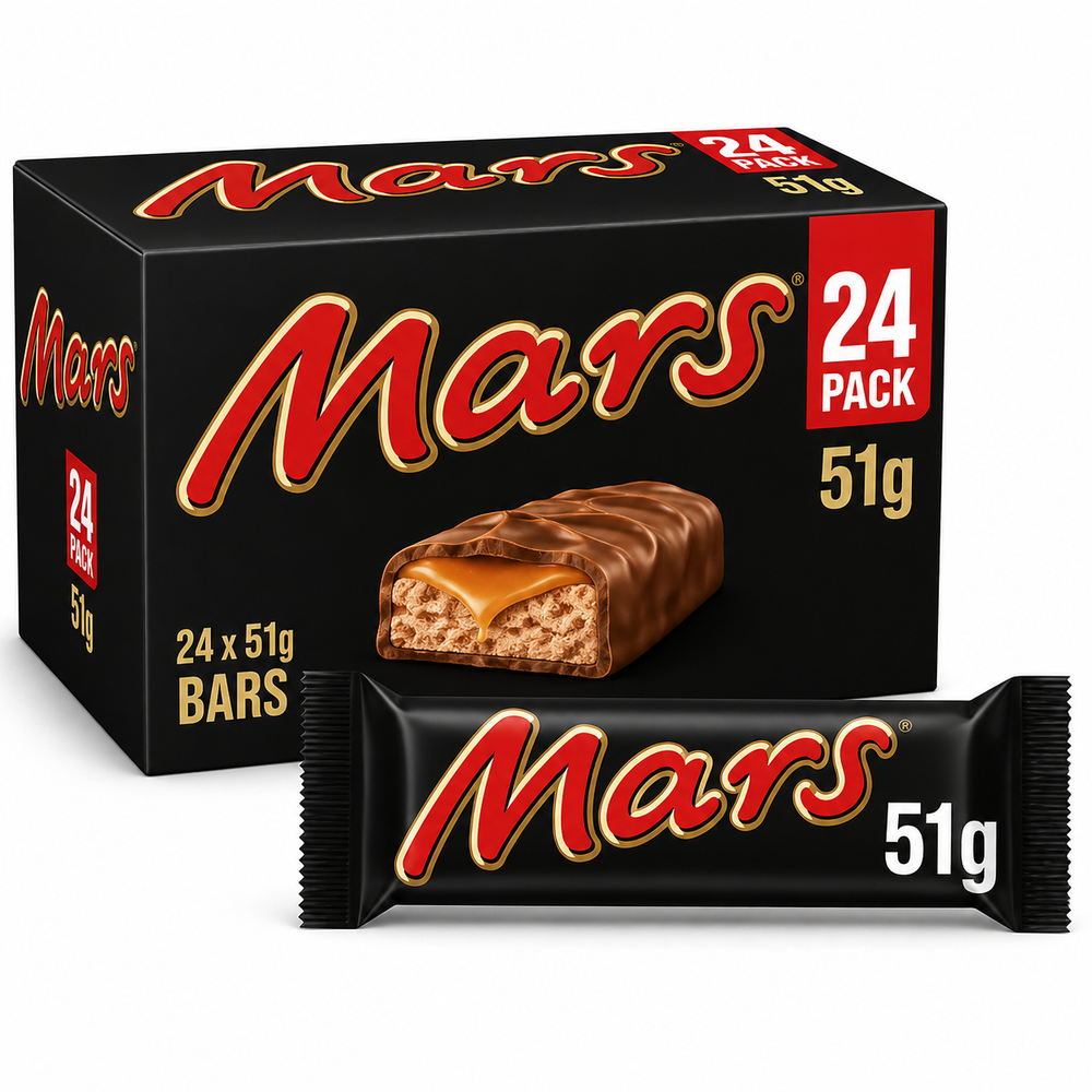 Mars Chocolate Bar 51g Box