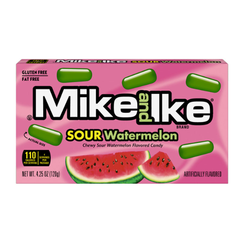 Mike & Ike Theatre Box Sour Watermelon - 120g Box