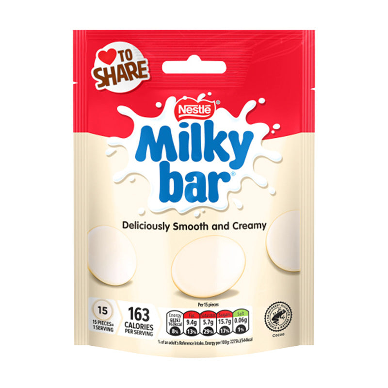 Nestle Milkybar Pouch bag 94g Buttons - 94g Box