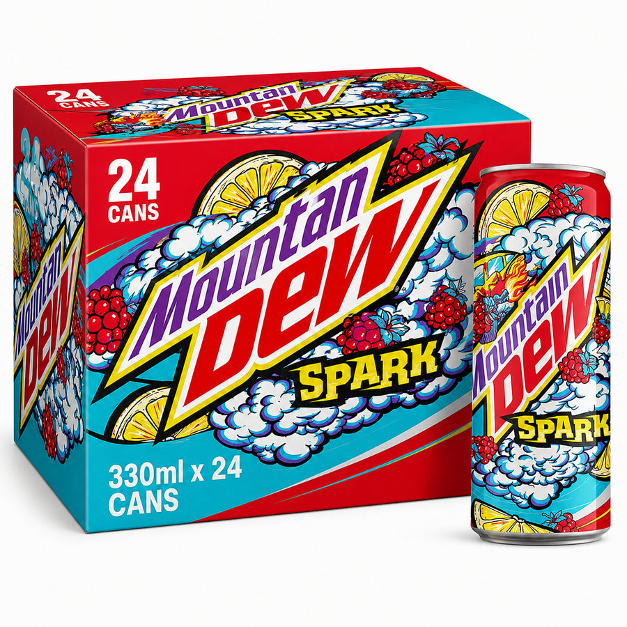 Mountain Dew 330ml Spark Box