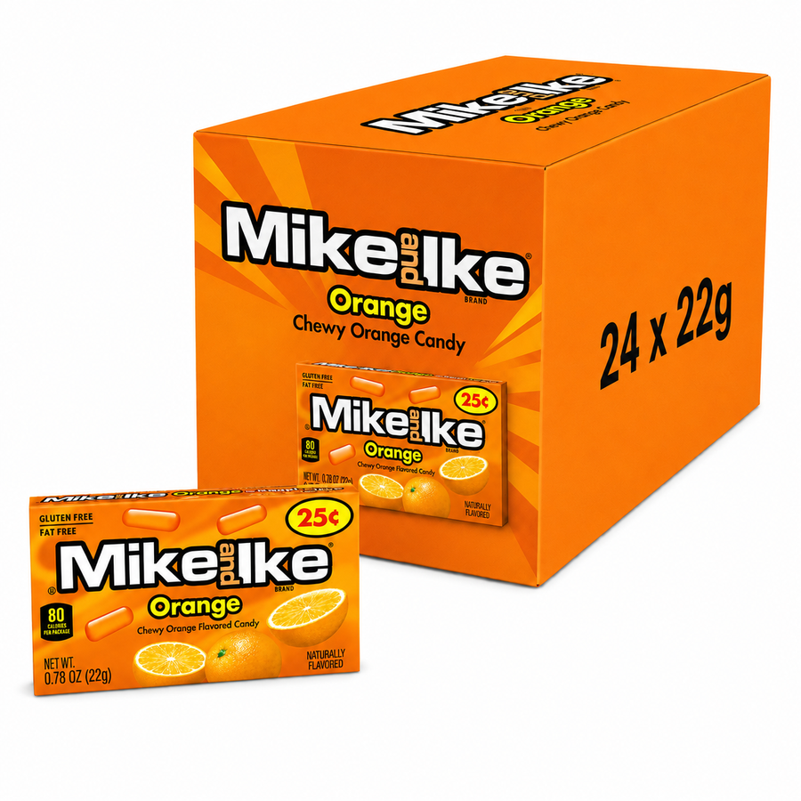 Mike & Ike Chgmkr Orange 22g Box