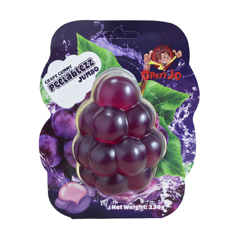 Crazy Jo Peelablezz Jumbo Grape 136g Box
