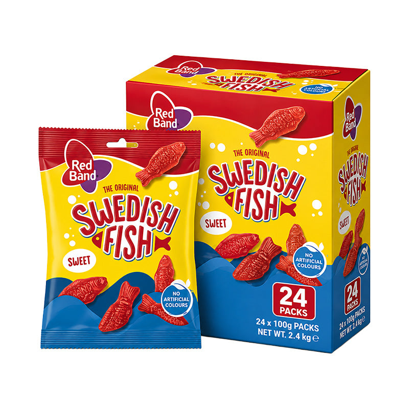 Red Band The Original Swedish Fish Sweet Box