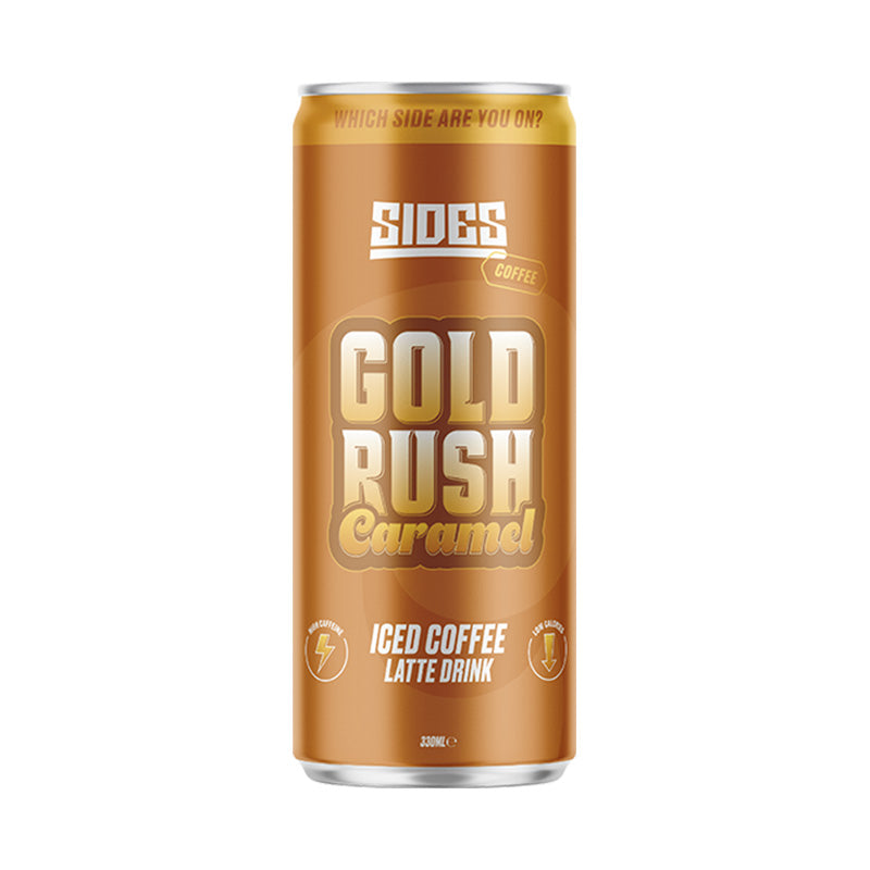 SIDES Iced Coffee 330ml Gold Rush Caramel Box