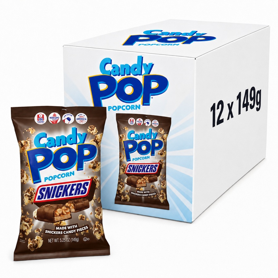 Candy Pop Popcorn Snickers Box