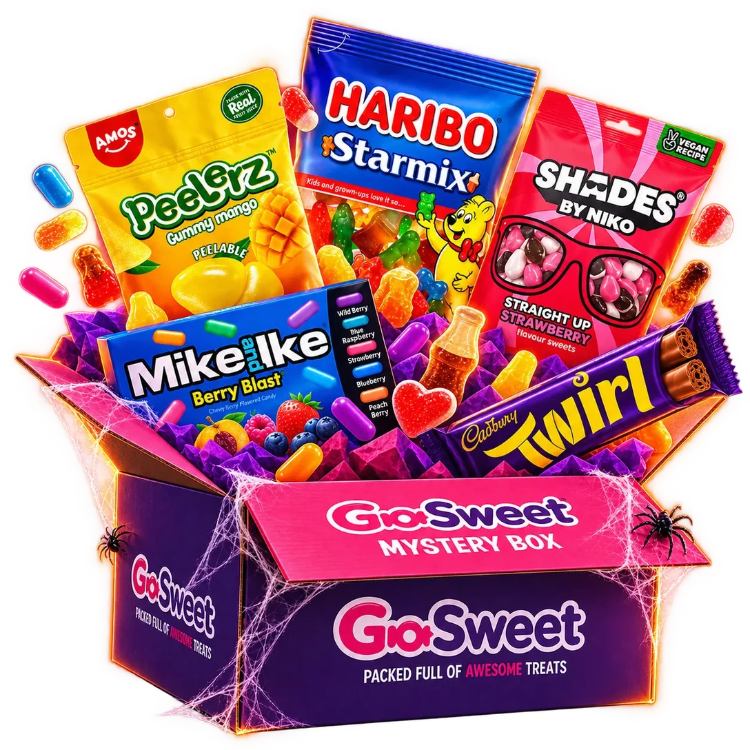 GoSweet Mystery Box packed with Halloween sweets and chocolate