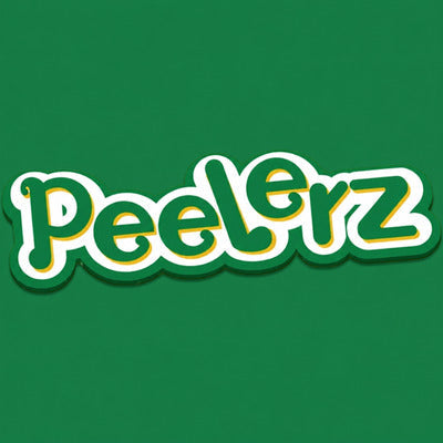 Peelerz logo on a green background representing the TikTok-viral gummy candy brand.