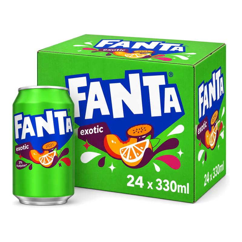 Fanta (EU) 330ml Exotic Box