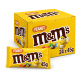 M&M Peanut 45g Box - 24 Pcs