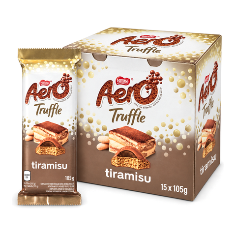 Nestle Aero Chocolate Bar 105g Truffle Tiramisu Box