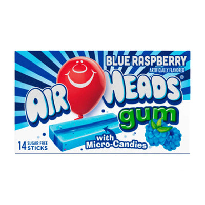 Airheads Gum 34g Blue Raspberry Box