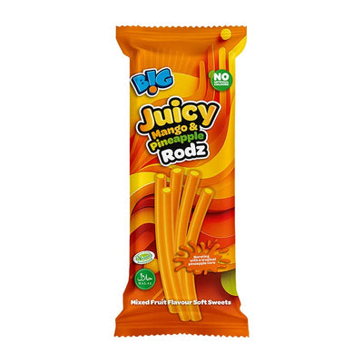 B!G Juicy Rodz 150g Mango & Pineapple Box
