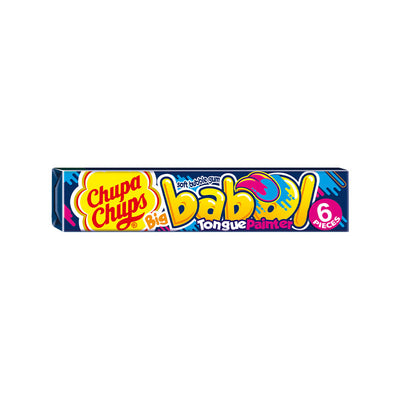 Chupa Chups Big Babol Bubblegum Blue Raspberry Tongue Painter Box