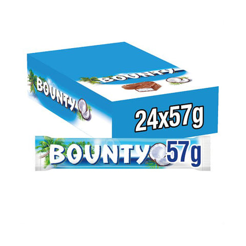 Bounty Chocolate Bar 57g Box