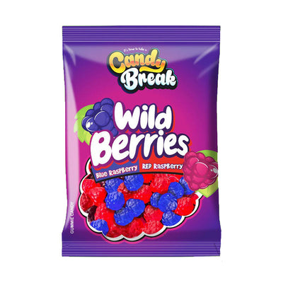 Candy Break Red Blue Berries 4oz Halal Box