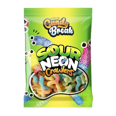 Candy Break Sour Neon Crawlers RRP £1.89 1368g
