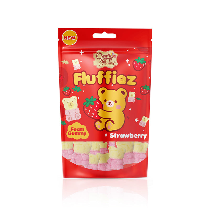 Candy Paradise (Halal) Fluffiez 100g Strawberry Foam Gummy Box
