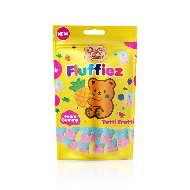 Candy Paradise (Halal) Fluffiez 100g Tutti Frutti Foam Gummy Box