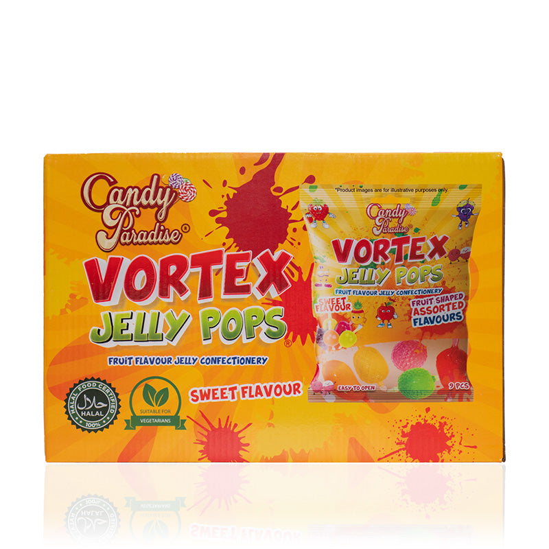 Candy Paradise (Halal) 315g Vortex Jelly Pops Sweet Box