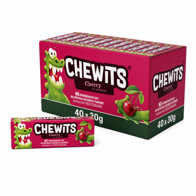 Chewits Cherry Stick Pack 30g Box
