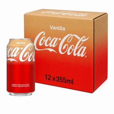 Coca Cola 355ml Vanilla Box