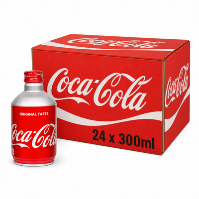Coca Cola Original 300ml Aluminium Bottle Box