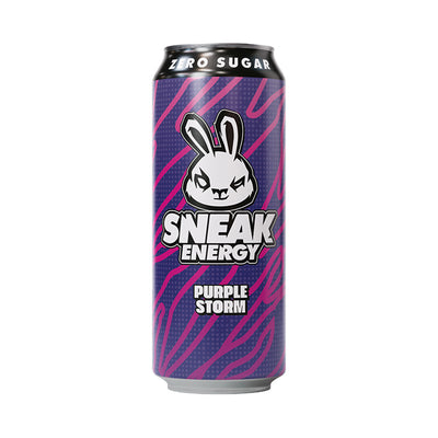 Sneak Energy Zero Sugar 500ml Purple Storm Box