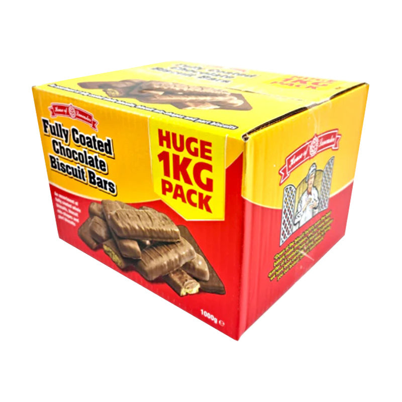 House of Lancaster 1kg Fully Coated Chocolate Biscuit Bars