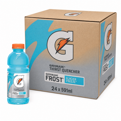Gatorade Thirst Quencher 591ml Frost Glacier Freeze Box