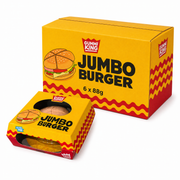 Gummi King Jumbo Burger 88g Box