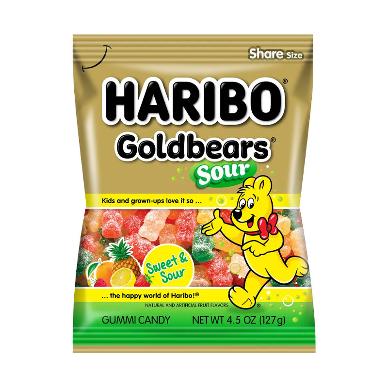 Haribo Gold Bear Sours 127g Box