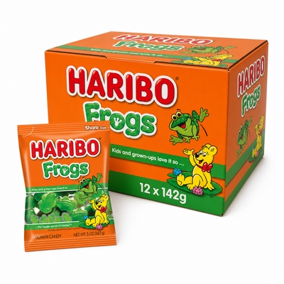 Haribo Frogs 142g Box