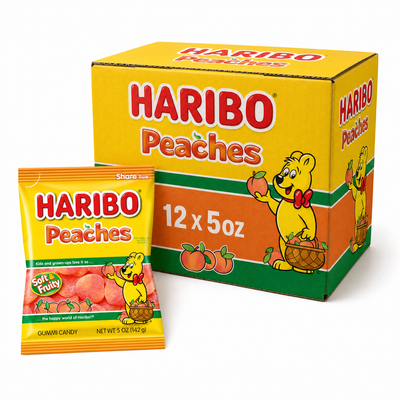Haribo Peaches 5oz Box