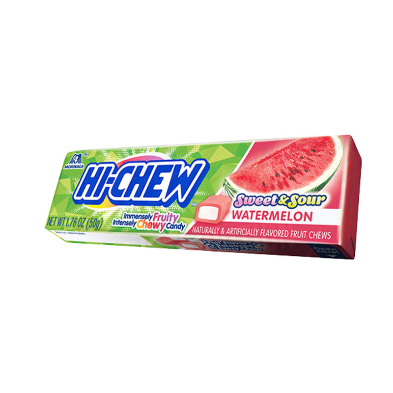 Hi-Chew 50g Chewy Sweet & Sour Watermelon Candy Box